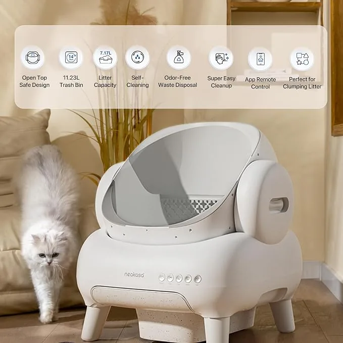Neakasa M1 Plus Lite Self-Cleaning Litter Tray view 4